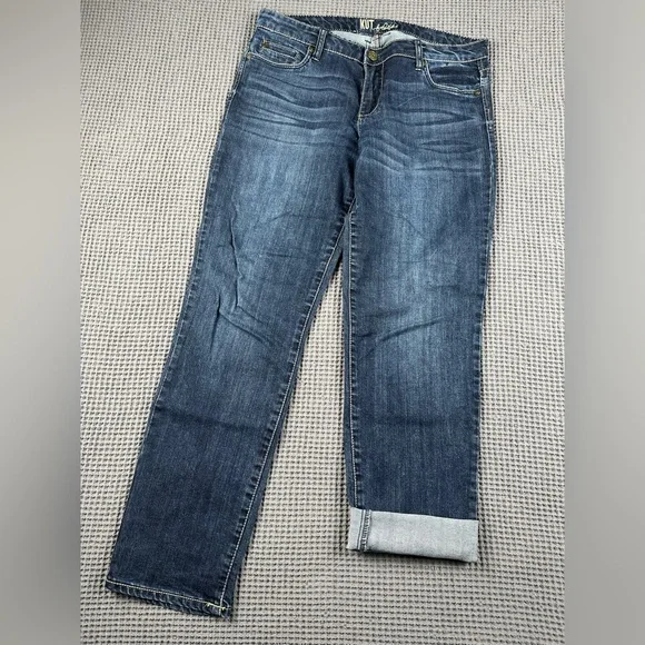 Kut from the Kloth size 10 Catherine boyfriend Dark Wash Jeans - Picture 10 of 10